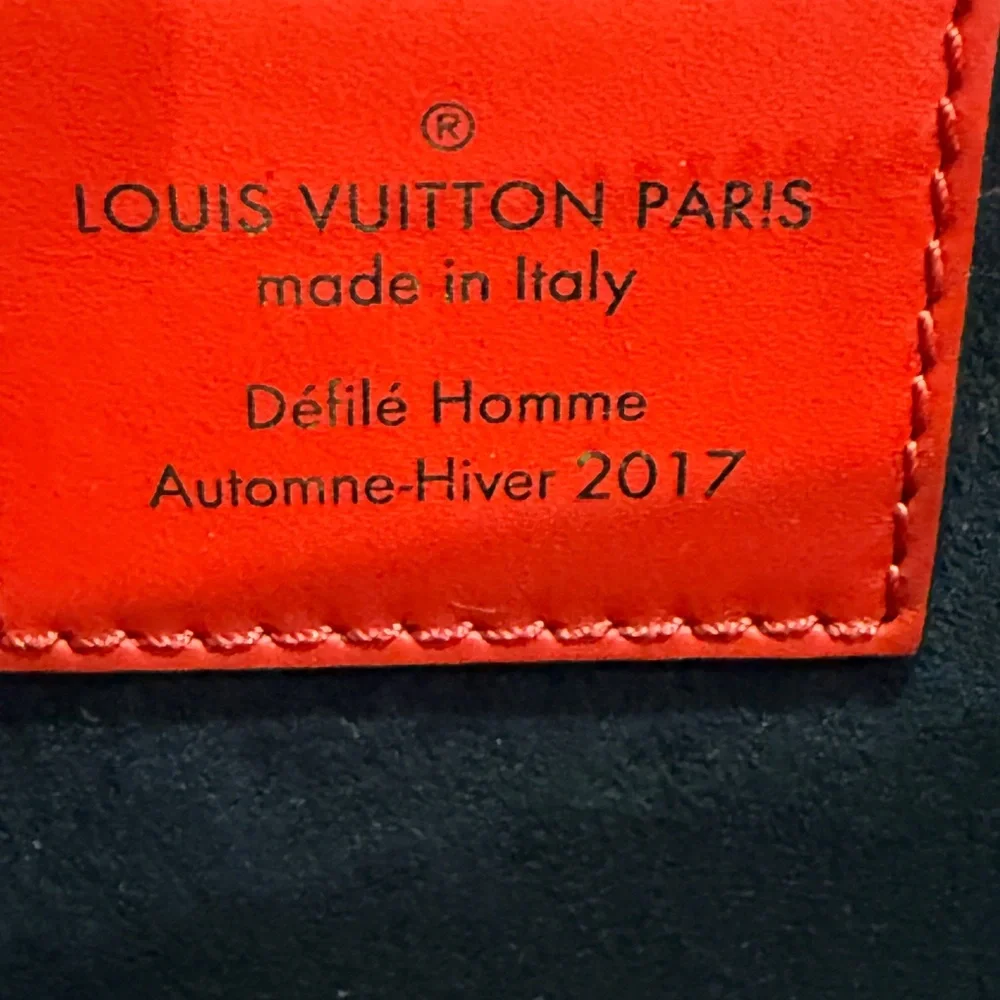 Supreme Collaboration Red Epi Leather Bumbag PM Bag